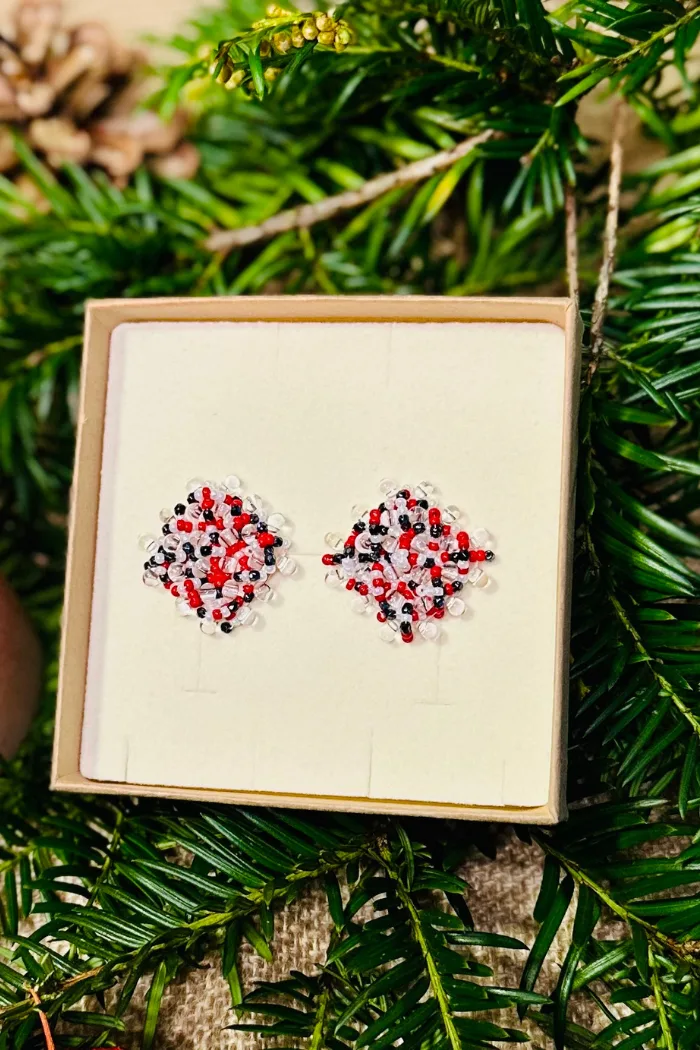 boucles d'oreilles puces athéna "les pimpantes"